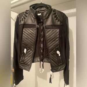 Blanc Noir Acceleration Moto Mesh Jacket